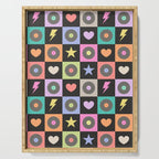 Colorful Checkerboard 80s Serving Tray Gallery Image 1