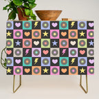 Colorful Checkerboard 80s Credenza Gallery Image 1