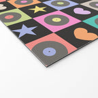 Colorful Checkerboard 80s Welcome Mat Gallery Image 2