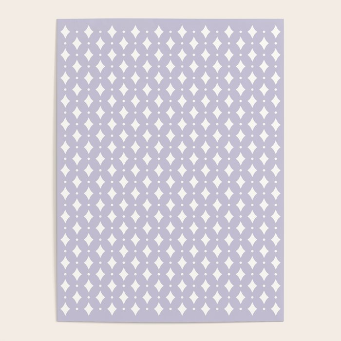 Vintage Stars II Lilac Poster Gallery Image 1