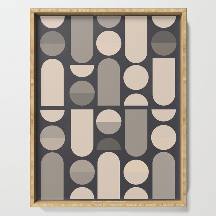Abstract Geometric Shapes 73 Serving Tray Gallery Image 1