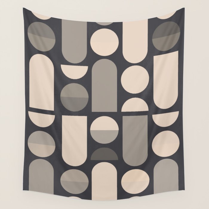 Abstract Geometric Shapes 73 Wall Tapestry Gallery Image 1