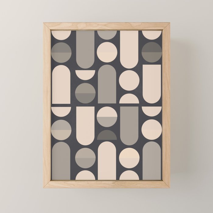 Abstract Geometric Shapes 73 Mini Art Print Gallery Image 1
