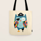 Captain Whooo Tote Bag Gallery Image 1