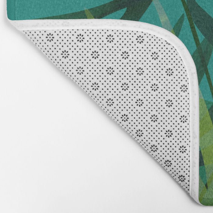 Tropical Moonlight Night Scene Bath Mat Gallery Image 2