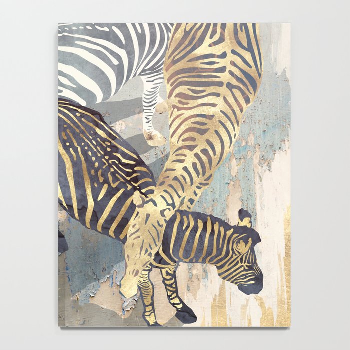 Metallic Zebras Notebook Gallery Image 4
