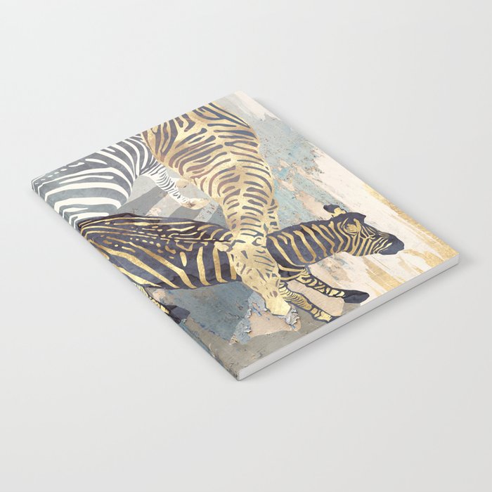 Metallic Zebras Notebook Gallery Image 1