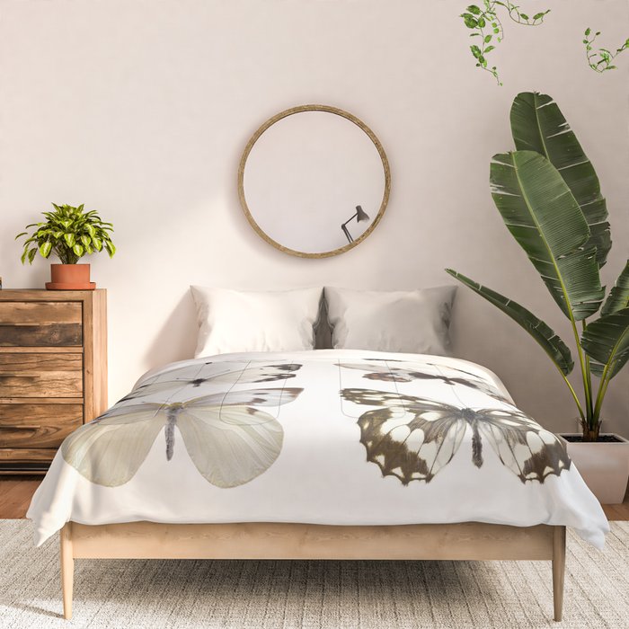 Butterflies in Neutral Colors Comforter Gallery Image 3