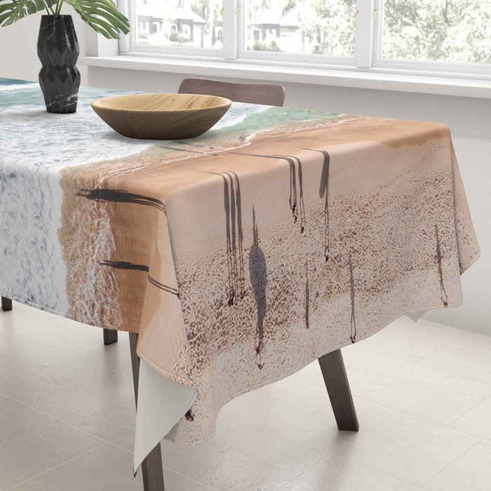 Surfing in the Ocean Tablecloth Gallery Image 3