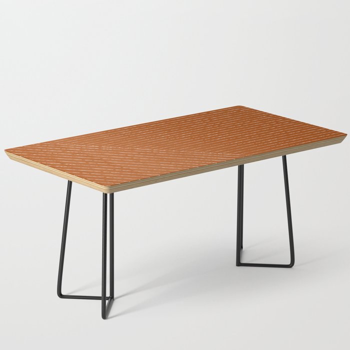 Lines (Rust) Coffee Table Gallery Image 1