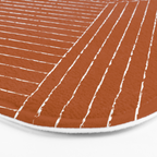 Lines (Rust) Bath Mat Gallery Image 3