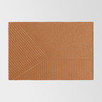Lines (Rust) Rug Gallery Image 2