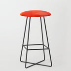 Abstract Organic Shapes in Red Stool Gallery Image 1