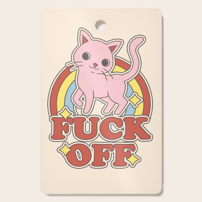Fuck Off Cutting Board Gallery Image 1