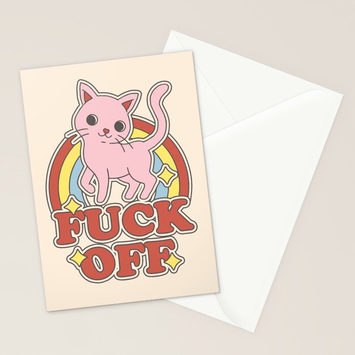 Fuck Off Stationery Card Gallery Image 2