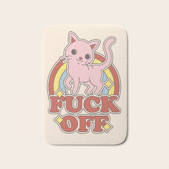 Fuck Off Bath Mat Gallery Image 1