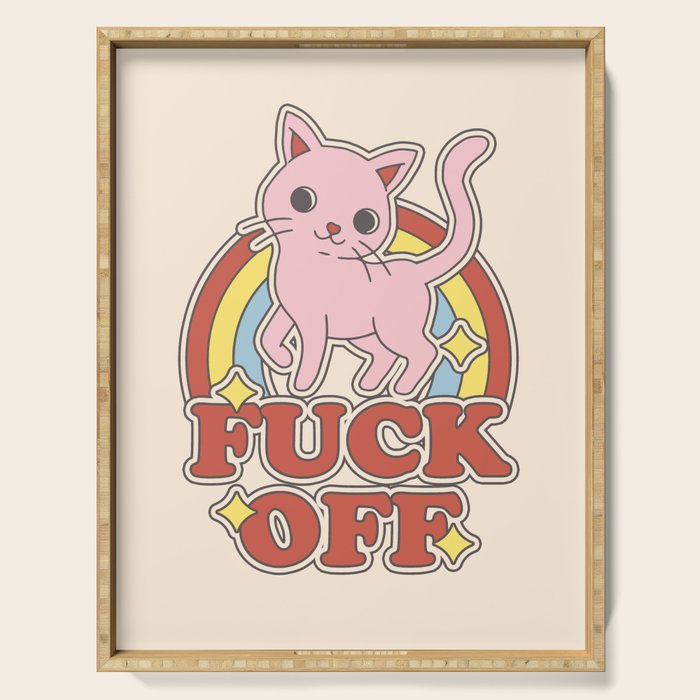 Fuck Off Serving Tray Gallery Image 1