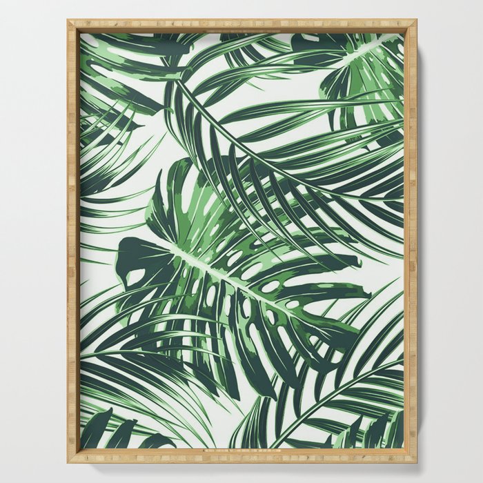 Tropical Leaves 4 Serving Tray Gallery Image 1