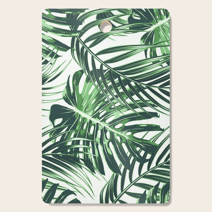 Tropical Leaves 4 Cutting Board Gallery Image 1