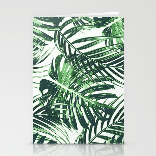 Tropical Leaves 4 Stationery Card Gallery Image 1