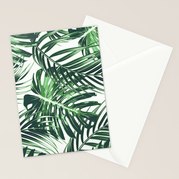 Tropical Leaves 4 Stationery Card Gallery Image 2
