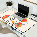 Colorful Flowers Desk Mat Gallery Image 2