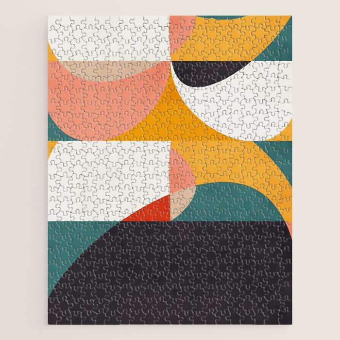modern shapes 6 Jigsaw Puzzle Gallery Image 1