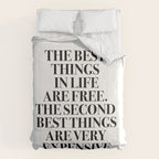 The Best Things In Life, Are Free The Second Best Are Very Expensive Comforter Gallery Image 6
