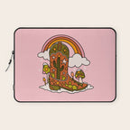 Christmas Cowboy Boots Laptop Sleeve Gallery Image 1