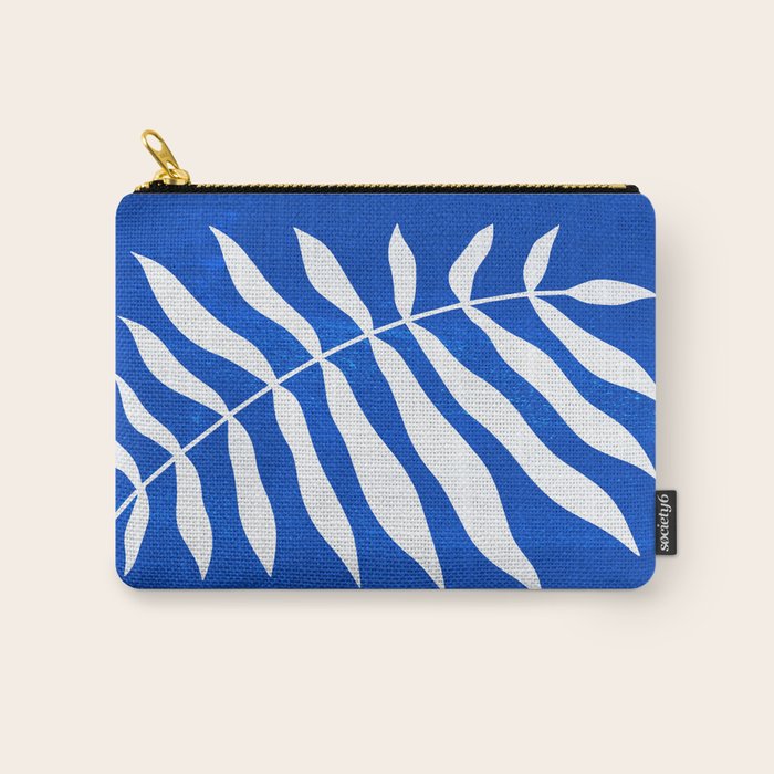 Wild Ferns: Persian Blue Edition Carry All Pouch Gallery Image 1