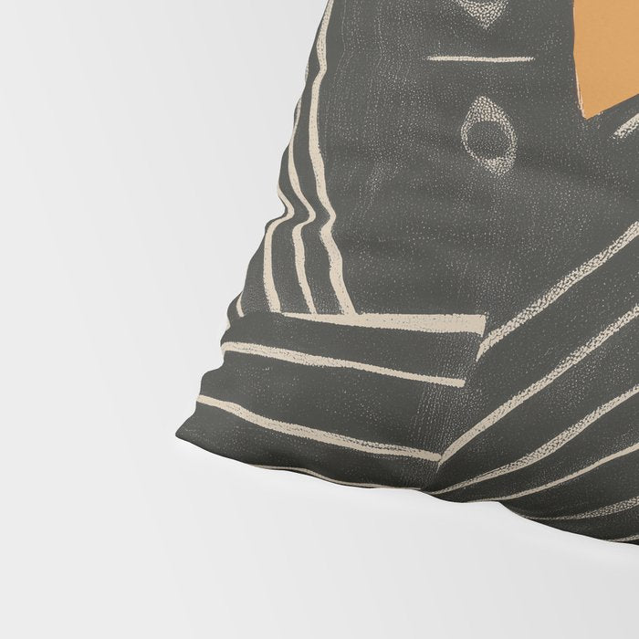 Abstract Black Cats Pillow Sham Gallery Image 4