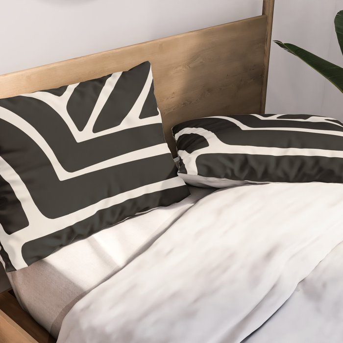 Abstract Stripes VII Pillow Sham Gallery Image 2