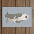 Whimsy Otter Outdoor Rug Gallery Image 1