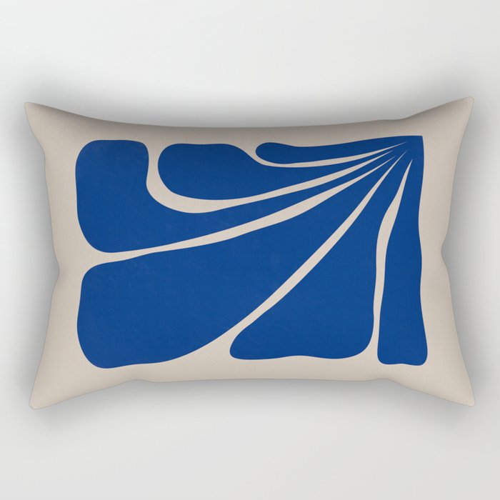Six Leaf Plant - 2/3 Rectangular Pillow Gallery Image 1