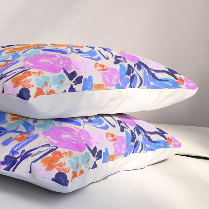 Electric Bloom Pillow Sham Gallery Image 3