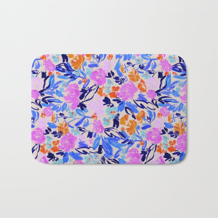 Electric Bloom Bath Mat Gallery Image 1