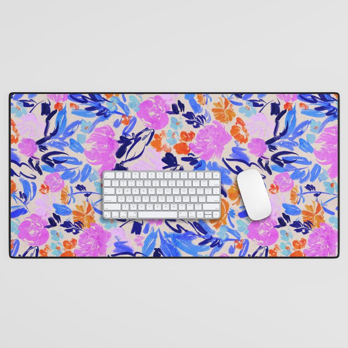 Electric Bloom Desk Mat Gallery Image 1