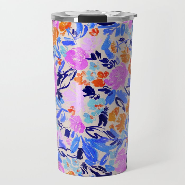 Electric Bloom Travel Mug Gallery Image 1