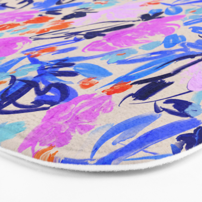 Electric Bloom Bath Mat Gallery Image 3