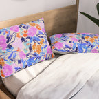 Electric Bloom Pillow Sham Gallery Image 2