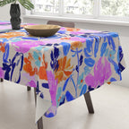 Electric Bloom Tablecloth Gallery Image 3