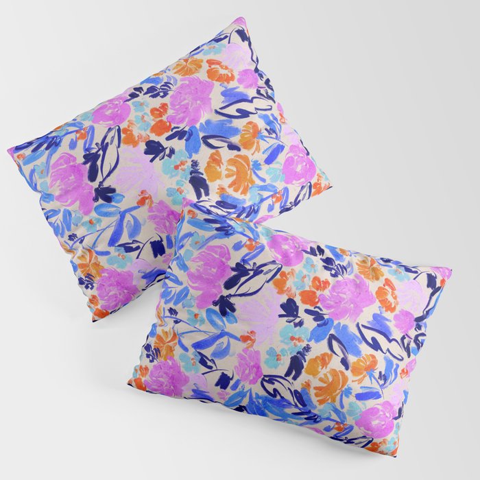 Electric Bloom Pillow Sham Gallery Image 3