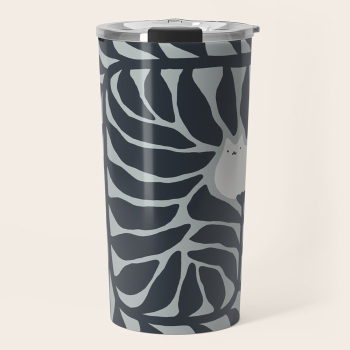 Cat and Plant 81 Travel Mug Gallery Image 1