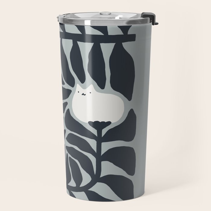Cat and Plant 81 Travel Mug Gallery Image 2