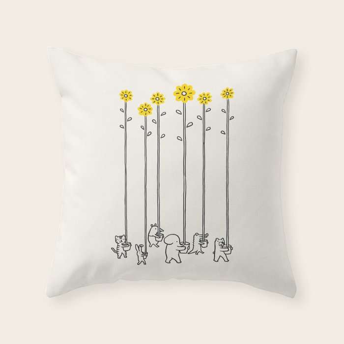 Seeds of hope Throw Pillow Gallery Image 6