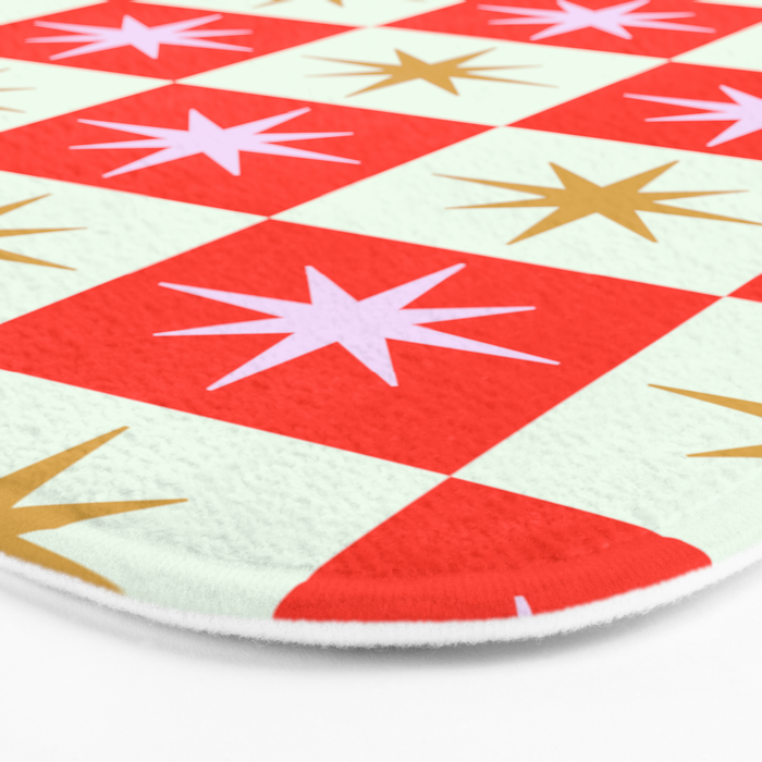 Star Check - Festive Bath Mat Gallery Image 3