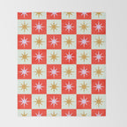 Star Check - Festive Throw Blanket Gallery Image 2