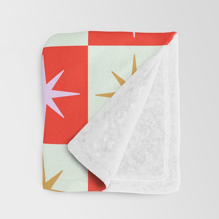 Star Check - Festive Throw Blanket Gallery Image 3