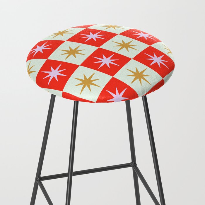 Star Check - Festive Stool Gallery Image 2