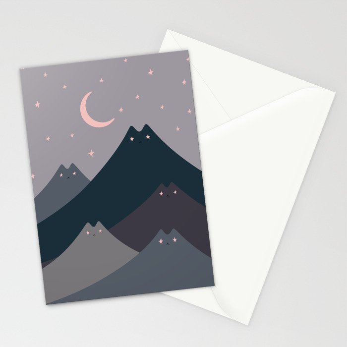 Cat Landscape 116: Starry starry eyes Stationery Card Gallery Image 2